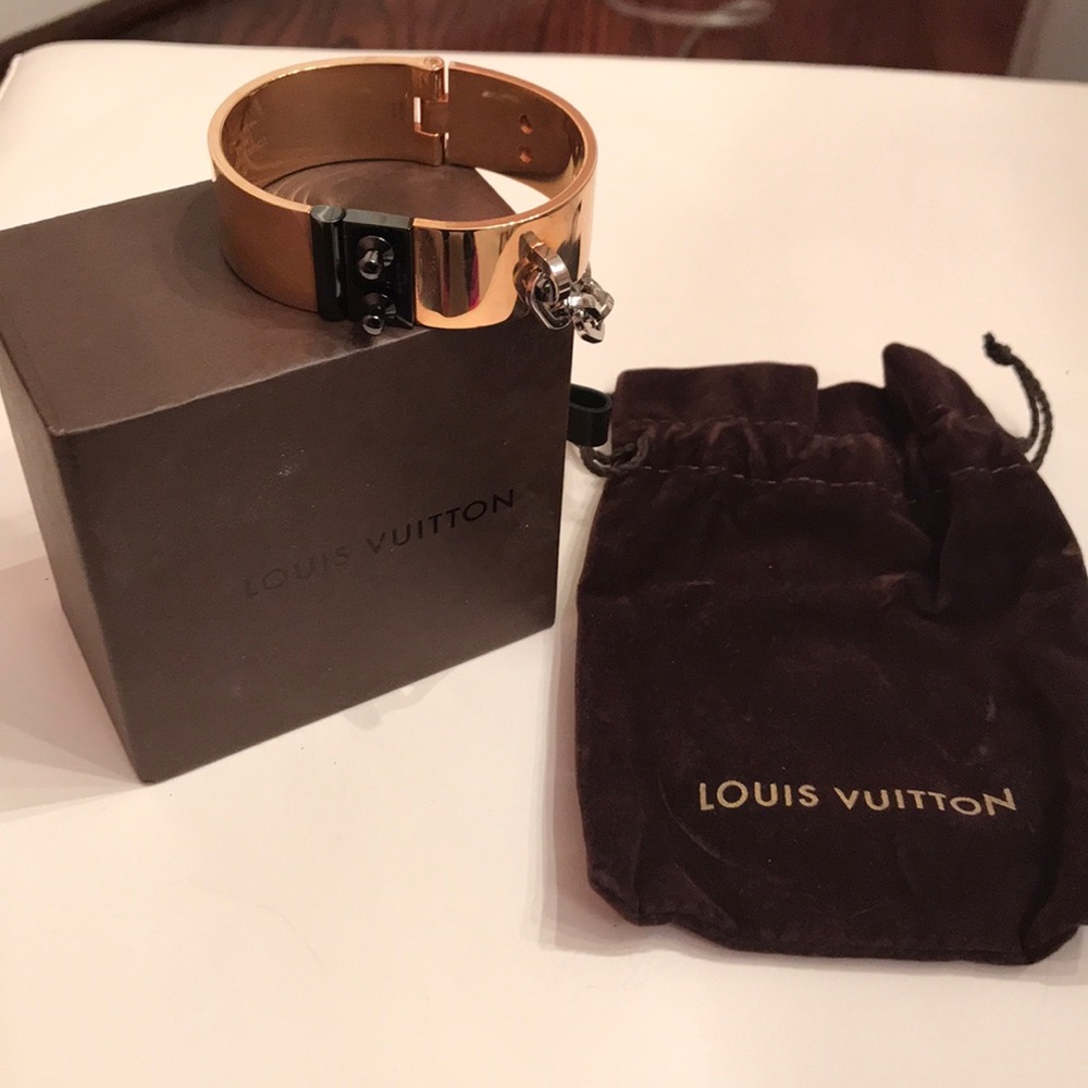 Louis Vuitton lock me manchette bracelet